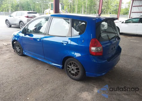 2007 Honda Fit Sport from USA, damaged, VIN JHMGD38667S014334